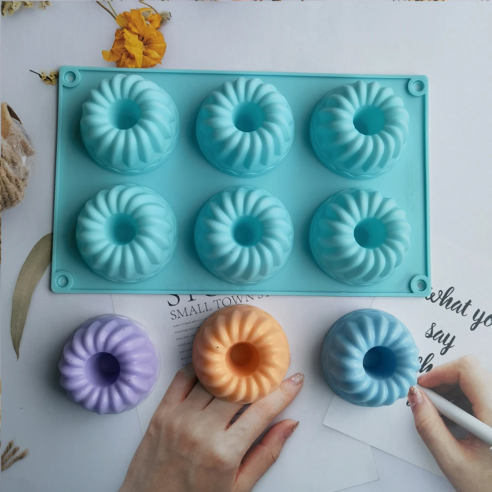 6-hole muffin circular silicone mold DIY Cupcake biscuit mousse dessert decorative baking pan non stick pudding baking tool
6-hole muffin circular silicone mold DIY Cupcake biscuit mousse dessert decorative baking pan non stick pudding baking tool