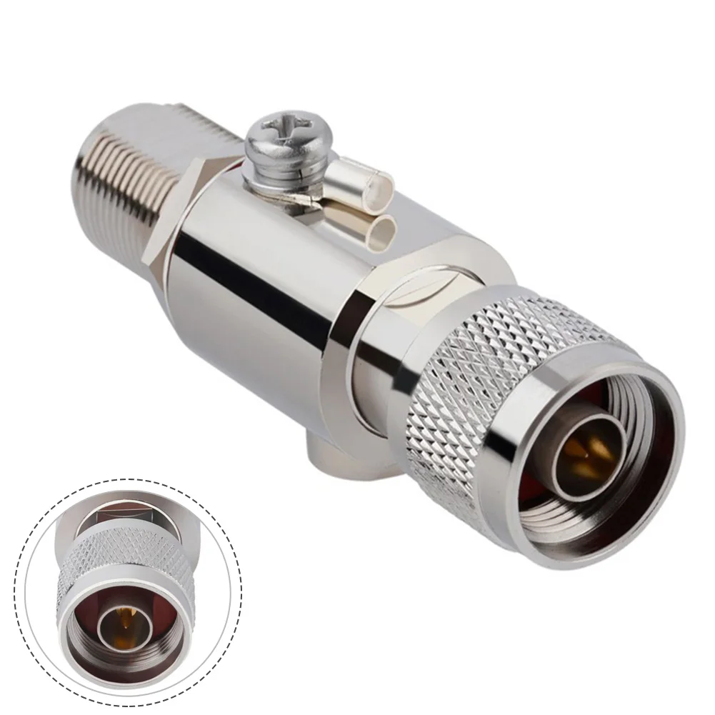 Coaxial LLightning Arrestor Surge Protector N Male To Female Gas Discharge Protection For Radio WLAN WiFi Antenna 50 Ohm
Coaxial LLightning Arrestor Surge Protector N Male To Female Gas Discharge Protection For Radio WLAN WiFi Antenna 50 Ohm