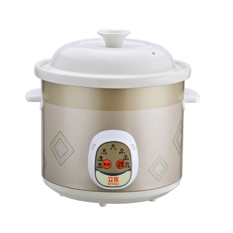 Smart Timer Stewing Soup Porridge Pot Ceramic Electric Stew Intelligent Pot Of Porridge With 1.5-6.0 Litres Simmering Casserole
Smart Timer Stewing Soup Porridge Pot Ceramic Electric Stew Intelligent Pot Of Porridge With 1.5-6.0 Litres Simmering Casserole