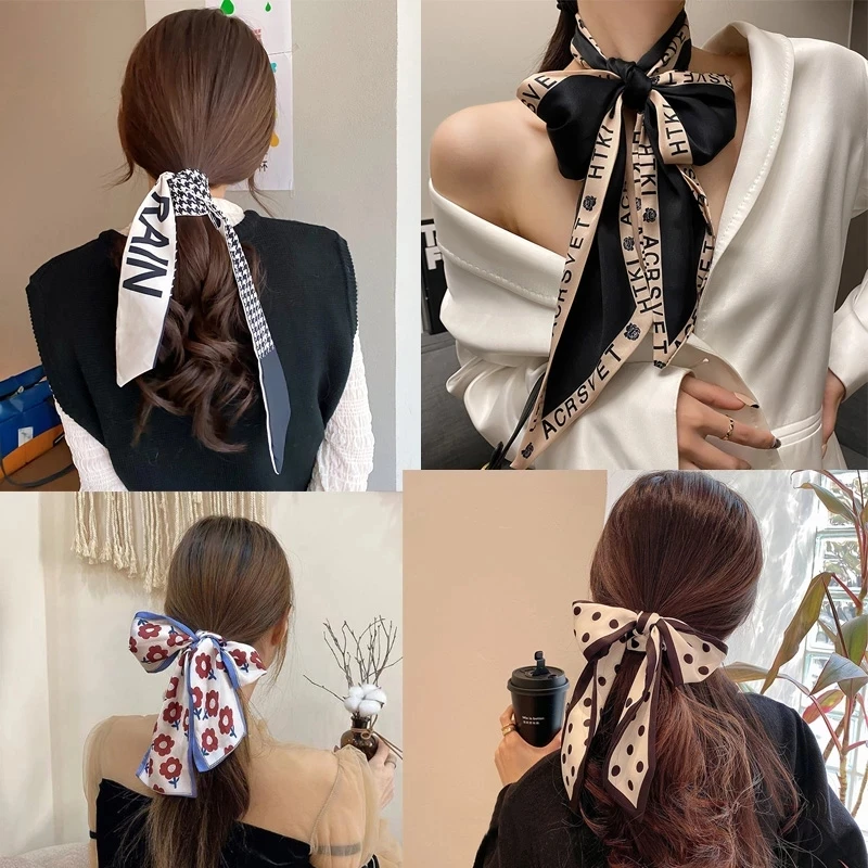 Chiffon Letters Hair Streamer Houndstooth French Ponytail Holder Multi-use Tassel Hair Bows Hair Bands Women Hairscraf
Chiffon Letters Hair Streamer Houndstooth French Ponytail Holder Multi-use Tassel Hair Bows Hair Bands Women Hairscraf