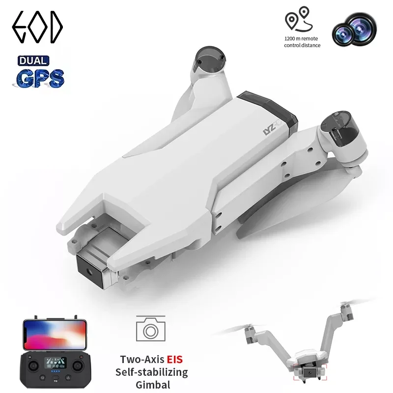 2022 New GPS Drone Professional Aerial HD Dual Camera EIS 2-Axis Gimbal V-type Double Rotor 30mins Long-Endurance RC Aircraft
2022 New GPS Drone Professional Aerial HD Dual Camera EIS 2-Axis Gimbal V-type Double Rotor 30mins Long-Endurance RC Aircraft