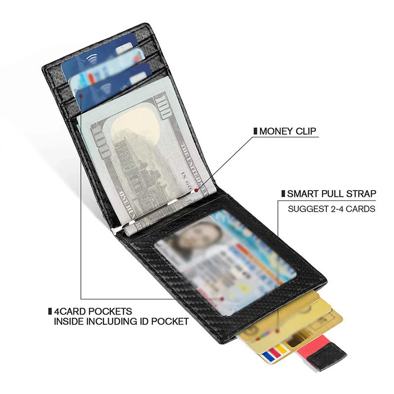Slim Rfid Card Holder Leather Men Carbon Money Money Clip Minimalism Fiber Men's For Clips Genuine Wallet
Slim Rfid Card Holder Leather Men Carbon Money Money Clip Minimalism Fiber Men's For Clips Genuine Wallet