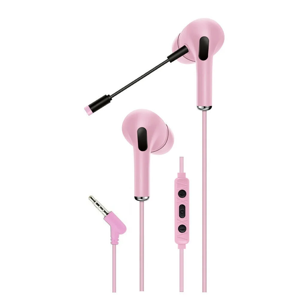FOR In Ear Wired Earphone Headset with Detachable Mic for Sports Running Gaming Pink
FOR In Ear Wired Earphone Headset with Detachable Mic for Sports Running Gaming Pink