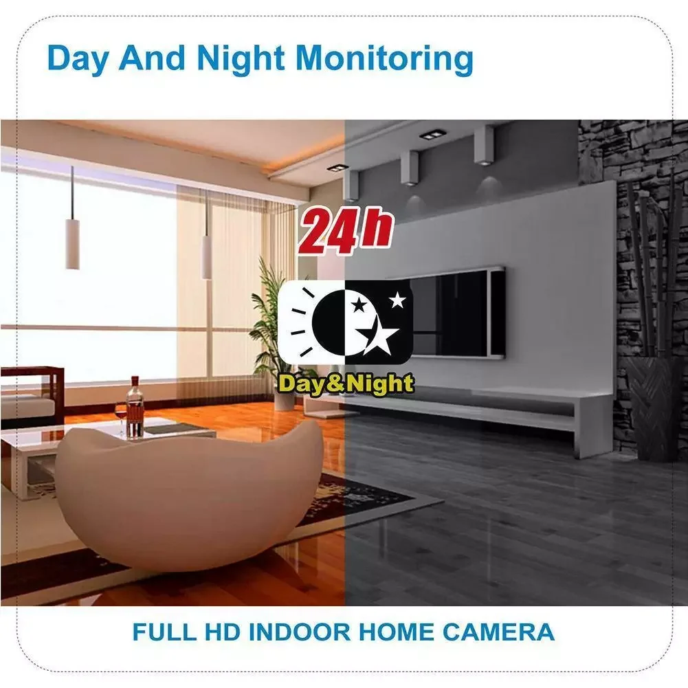 1080P Wifi Camera 360 Rotate Infrared Night Vision Remote Monitoring Camera IP Cam Security PTZ Viewing E8U0 
1080P Wifi Camera 360 Rotate Infrared Night Vision Remote Monitoring Camera IP Cam Security PTZ Viewing E8U0
