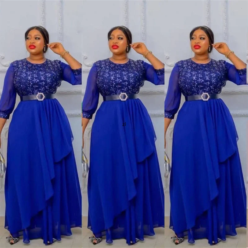 African Evening Dresses for Women 2022 New Dashiki Sequin Dinner Gown Plus Size Kaftan Muslim Summer Chiffon Party Maxi Dress
African Evening Dresses for Women 2022 New Dashiki Sequin Dinner Gown Plus Size Kaftan Muslim Summer Chiffon Party Maxi Dress
