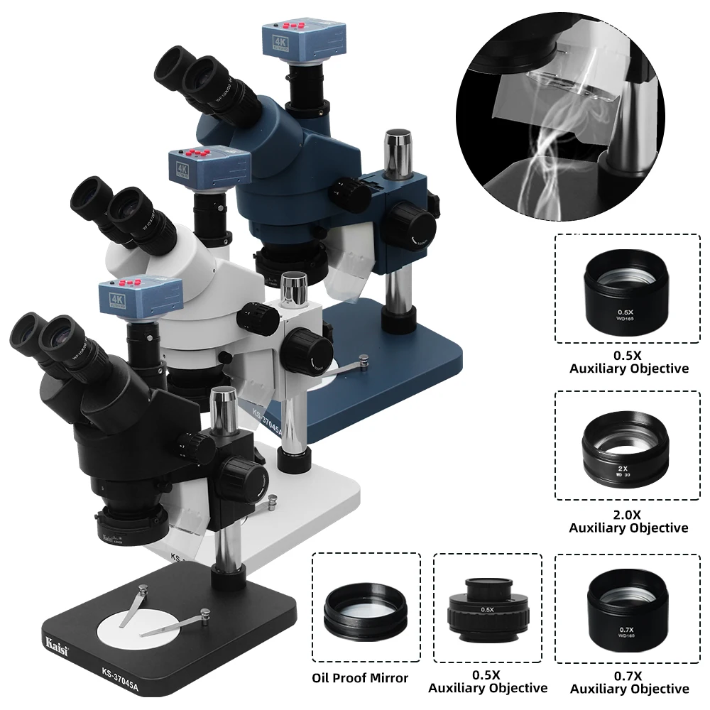 Microscope Trinocular Simul Focal Continuous Zoom Stereo Microscope 4K 48MP 38MP Video Camera For Phone PCB CPU Soldering
Microscope Trinocular Simul Focal Continuous Zoom Stereo Microscope 4K 48MP 38MP Video Camera For Phone PCB CPU Soldering