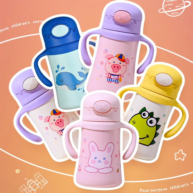 360ml 316 Edelstahl Kinder Thermos Wasser Flasche Tragbare Griff Baby Der Stroh Thermos Tasse Cartoon Druck Vakuum Glaskolb
360ml 316 Edelstahl Kinder Thermos Wasser Flasche Tragbare Griff Baby Der Stroh Thermos Tasse Cartoon Druck Vakuum Glaskolb