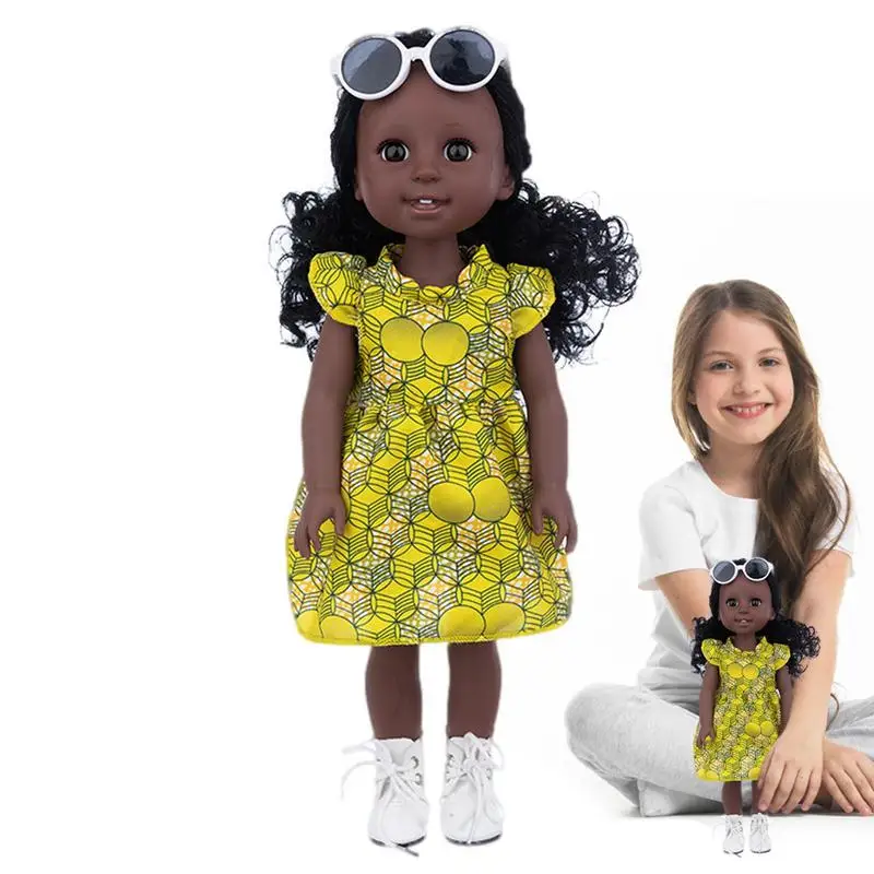 Кукла черная девочка, американская Реалистичная кукла из черной кожи, игрушки ручной работы, 15 дюймов, кукла с мягким телом для девочек, Детс...
Кукла черная девочка, американская Реалистичная кукла из черной кожи, игрушки ручной работы, 15 дюймов, кукла с мягким телом для девочек, Детс...