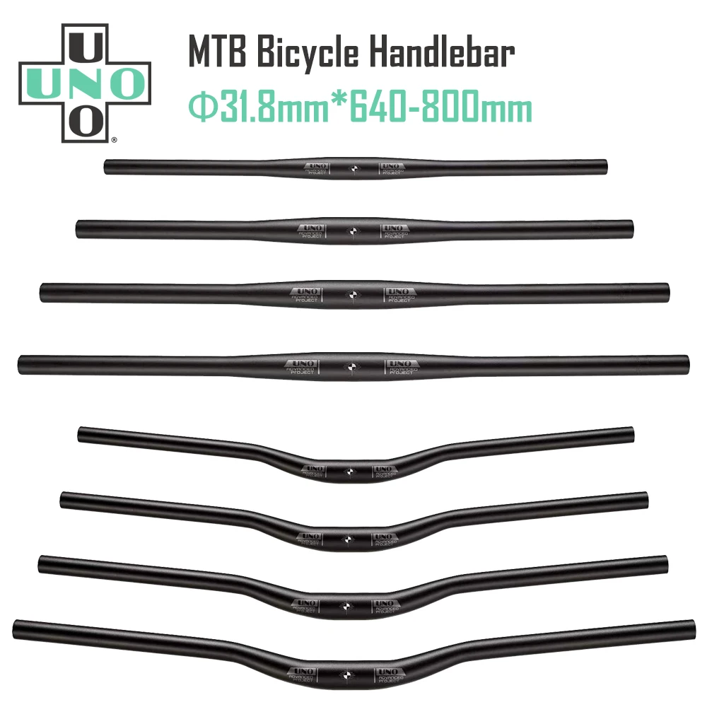 UNO MTB Bike Handlebar 640 680 720 740 760 780 800mm Bicycle Straight / Swallow Aluminum Alloy Flat Bicycle Handle Bicycle Parts
UNO MTB Bike Handlebar 640 680 720 740 760 780 800mm Bicycle Straight / Swallow Aluminum Alloy Flat Bicycle Handle Bicycle Parts