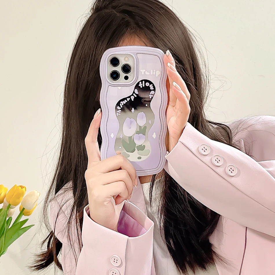 Чехол для iPhone 13, фиолетовый круг, тюльпан, зеркальный чехол для телефона iPhone 12 11 Pro Max X XR XS Max, противоударный чехол из ТПУ с скрученными краями
Чехол для iPhone 13, фиолетовый круг, тюльпан, зеркальный чехол для телефона iPhone 12 11 Pro Max X XR XS Max, противоударный чехол из ТПУ с скрученными краями