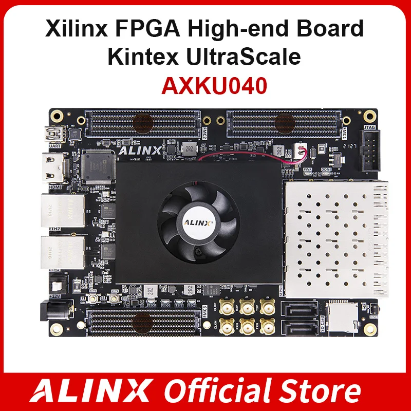 ALINX AXKU040 Xilinx Kintex UltraScale FMC LPC HPC Optical Fiber FPGA Development Board XCKU040 SFP SATA 4G DDR4 HDMI Etherne
ALINX AXKU040 Xilinx Kintex UltraScale FMC LPC HPC Optical Fiber FPGA Development Board XCKU040 SFP SATA 4G DDR4 HDMI Etherne