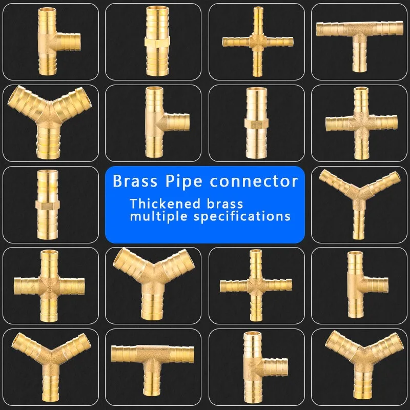 Brass Hose Barb Pipe Fitting 6mm 8mm 10mm L Y Shape Fuel Connector 12mm 14mm Copper Barbed Joint Adapter
Brass Hose Barb Pipe Fitting 6mm 8mm 10mm L Y Shape Fuel Connector 12mm 14mm Copper Barbed Joint Adapter