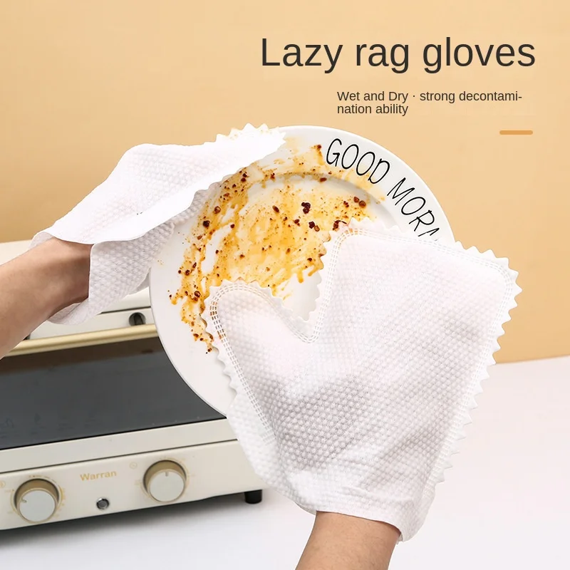 10Pcs Disposable Lazy Cleaning Rags Gloves Household Dust Removal Non-woven Fabric Scouring Tools Wet and Dry Dual-use Cloth
10Pcs Disposable Lazy Cleaning Rags Gloves Household Dust Removal Non-woven Fabric Scouring Tools Wet and Dry Dual-use Cloth