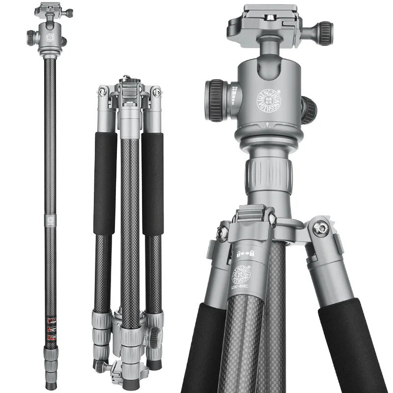 Lightweight Era Carbon Fiber SLR Camera Tripod, Portable Photography Camera Panoramic Ratio Shooting Tripod Tripod for Phone
Lightweight Era Carbon Fiber SLR Camera Tripod, Portable Photography Camera Panoramic Ratio Shooting Tripod Tripod for Phone