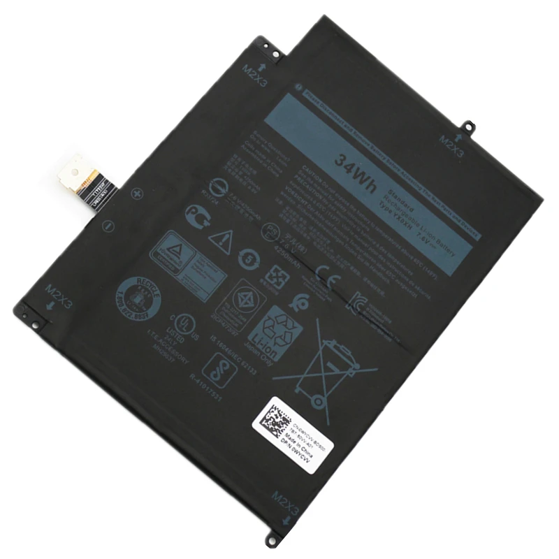 Original YX0XH YXOXH WYCVV 0WYCVV C668F 0C668F Laptop Battery 7.6V 34Wh For Dell Latitude 12 7000 7285 T02J Tablet
Original YX0XH YXOXH WYCVV 0WYCVV C668F 0C668F Laptop Battery 7.6V 34Wh For Dell Latitude 12 7000 7285 T02J Tablet
