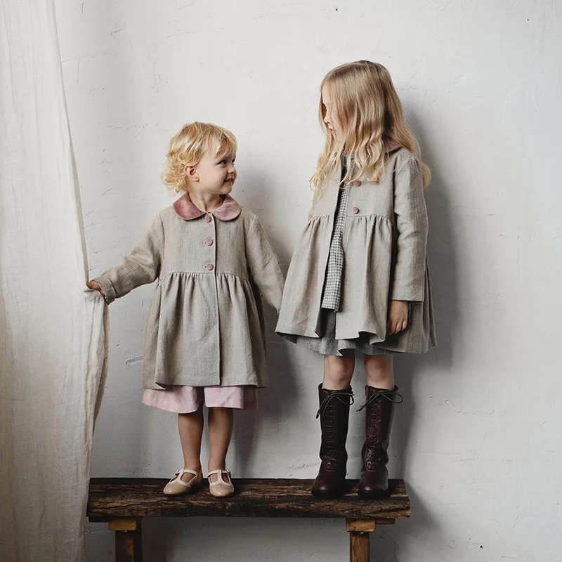 Kids Girls Clothes Trench Coat 2023 Autumn New Cotton and Linen Long Contrast Ruffled Cardigan Girls Trench Coat
Kids Girls Clothes Trench Coat 2023 Autumn New Cotton and Linen Long Contrast Ruffled Cardigan Girls Trench Coat