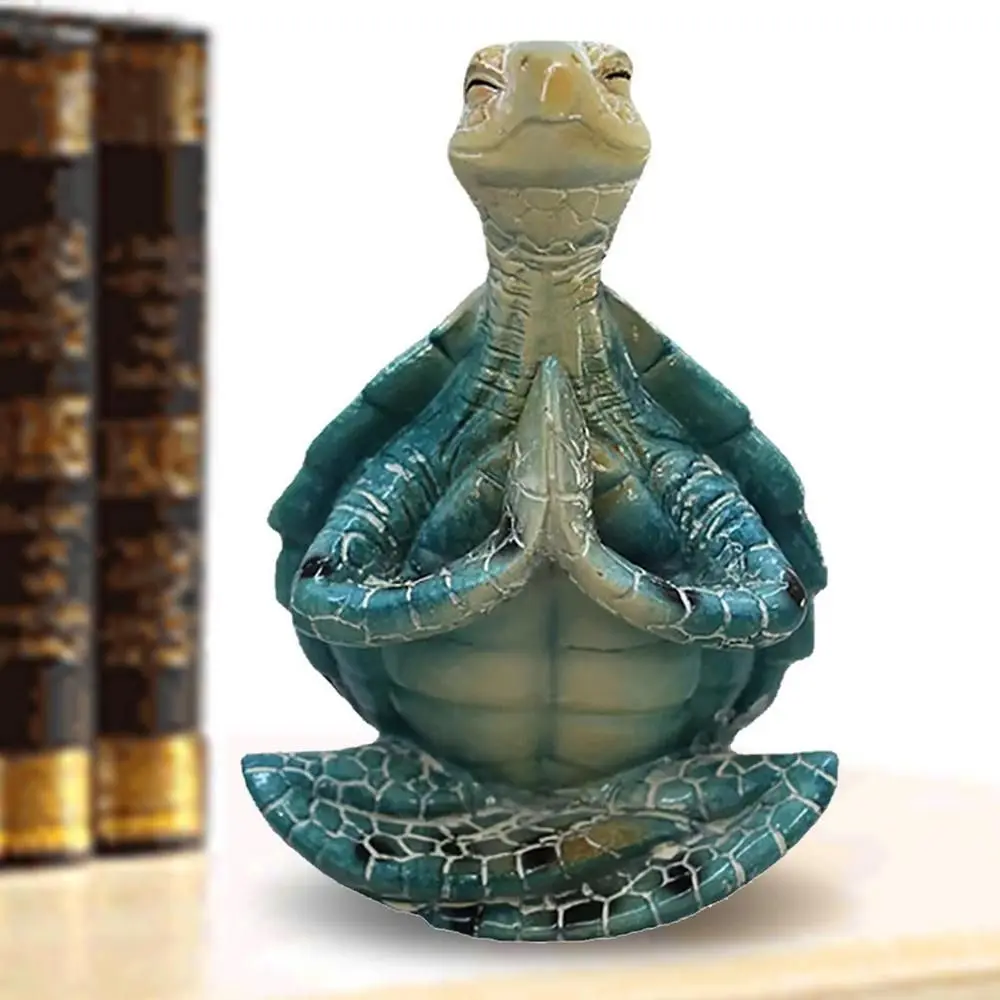 Funny Yoga Meditating Posture Turtle Figure Creative Marine Resin Miniature Model Sea Turtle Figurines Desk Room Home Decoration
Funny Yoga Meditating Posture Turtle Figure Creative Marine Resin Miniature Model Sea Turtle Figurines Desk Room Home Decoration