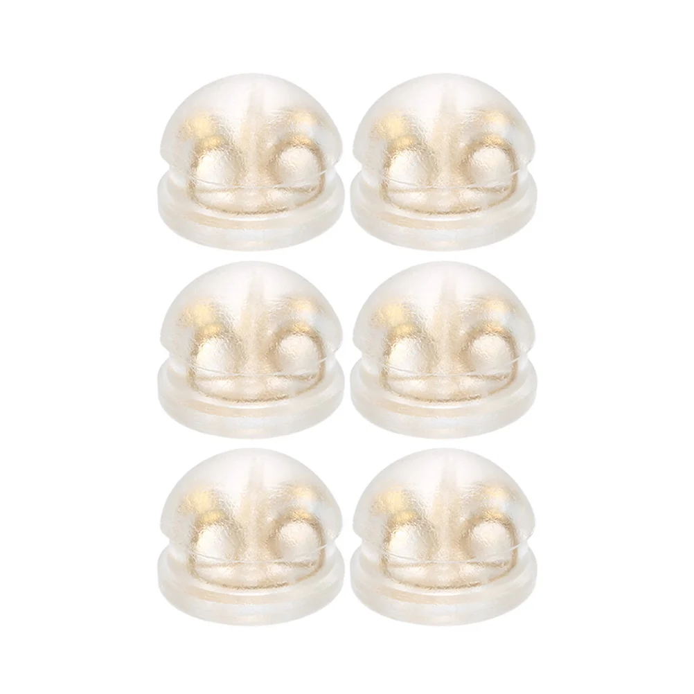 50pcs Earring Backs Clear Silicone Earring Backs Replacement Safety Back Pads for Stud Earrings ( Golden ) Plugs
50pcs Earring Backs Clear Silicone Earring Backs Replacement Safety Back Pads for Stud Earrings ( Golden ) Plugs