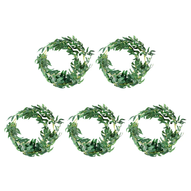 5Pcs Artificial Plants Willow Leaves Wreath Vines For Wedding Birthday Patio Table Wall Ceiling Decor 200Cm
5Pcs Artificial Plants Willow Leaves Wreath Vines For Wedding Birthday Patio Table Wall Ceiling Decor 200Cm