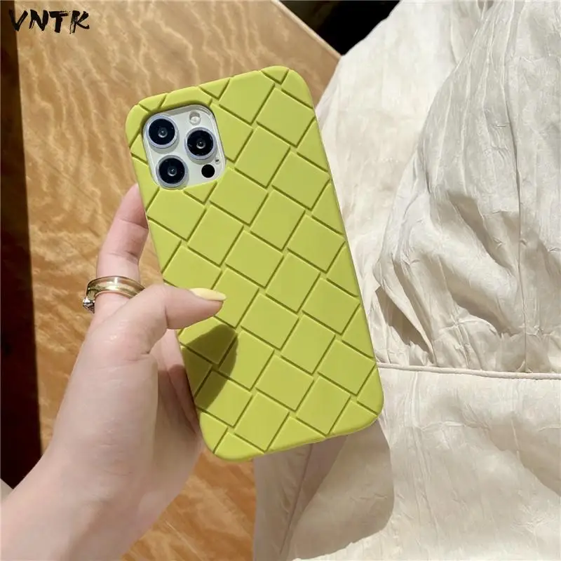 Fashion luxury Braided silicone Matcha green girl soft Case For iPhone 11 12 13 Pro Max 7 8 Plus XR X XS Anti-drop cover fundas
Fashion luxury Braided silicone Matcha green girl soft Case For iPhone 11 12 13 Pro Max 7 8 Plus XR X XS Anti-drop cover fundas