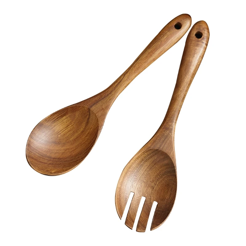 2Pcs Wooden Salad Servers Spoon and Fork Set Long Handle Large Dinner Soup Serving Cooking Untensils Cutlery Tools dropshipping
2Pcs Wooden Salad Servers Spoon and Fork Set Long Handle Large Dinner Soup Serving Cooking Untensils Cutlery Tools dropshipping