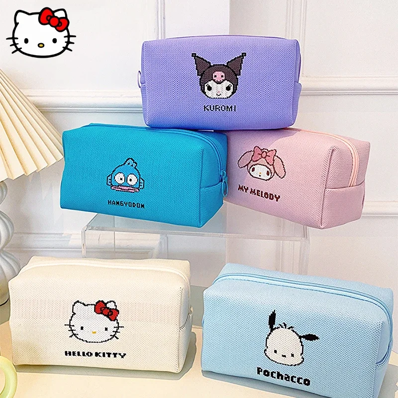 Sanrio HelloKitty MyMelody Kuromi Cosmetic Bag Kawaii Anime Portable Waterproof Beauty Storage Bag Girl Travel Toiletries Bag
Sanrio HelloKitty MyMelody Kuromi Cosmetic Bag Kawaii Anime Portable Waterproof Beauty Storage Bag Girl Travel Toiletries Bag