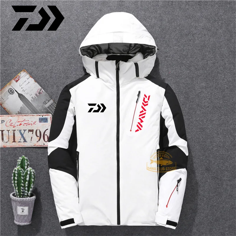 Daiwa Patchwork White Duck Down Jacket Winter 2020 New Warm Coat Fishing Zipper Jacket Streetwear Male Outerwear Winter Clothing
Daiwa Patchwork White Duck Down Jacket Winter 2020 New Warm Coat Fishing Zipper Jacket Streetwear Male Outerwear Winter Clothing