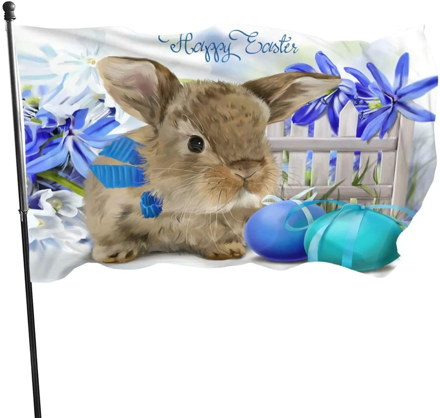 Easter Rabbit Flower Watercolor Painting Flag, 3x5ft Polyester Banner with Grommets, Garden Yard House Flags Indoor and Outdoor
Easter Rabbit Flower Watercolor Painting Flag, 3x5ft Polyester Banner with Grommets, Garden Yard House Flags Indoor and Outdoor