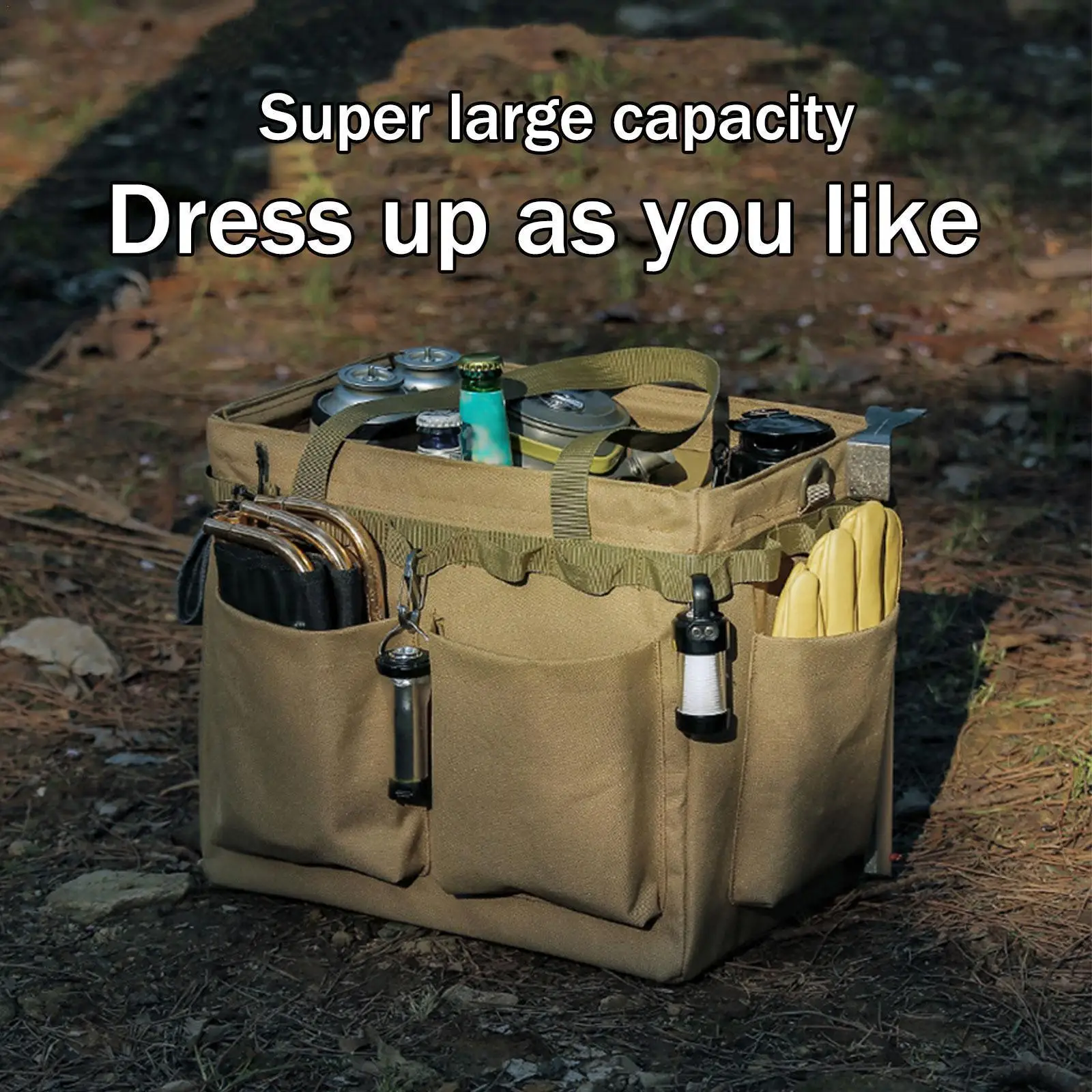 Outdoor Tool Storage Box Camping Storage Storage Bag Bag Large-capacity Finishing Picnic Bag Storage Tote Multi-function W1l6
Outdoor Tool Storage Box Camping Storage Storage Bag Bag Large-capacity Finishing Picnic Bag Storage Tote Multi-function W1l6