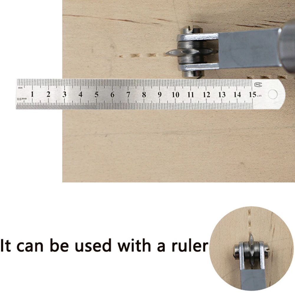 DIY Leather Craft Kit Spacing Tool 3/4/5/6mm Over Stitch Line Marking Wheel Gear Roulette Leathercraft Spacing Sewing Tools
DIY Leather Craft Kit Spacing Tool 3/4/5/6mm Over Stitch Line Marking Wheel Gear Roulette Leathercraft Spacing Sewing Tools