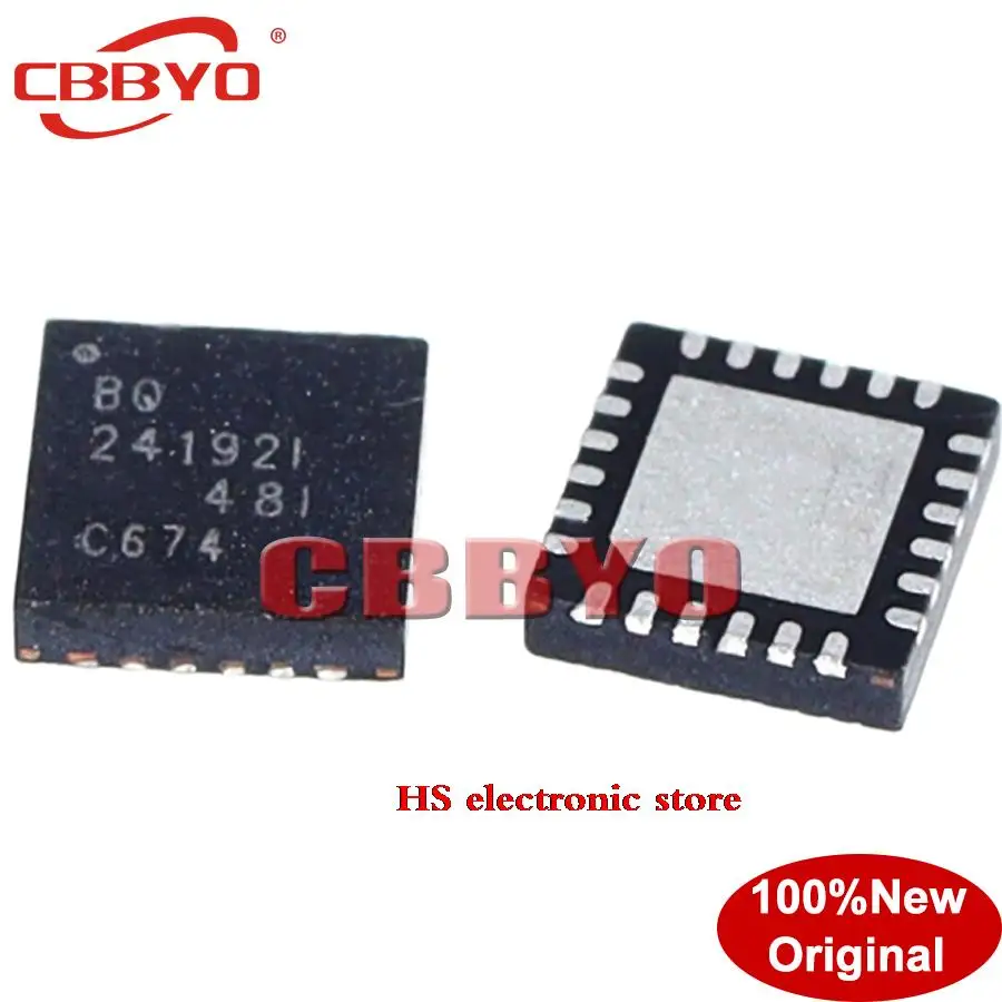 2 шт., новинка 100%, BQ24192I 24192I bq24QFN-24 
2 шт., новинка 100%, BQ24192I 24192I bq24QFN-24