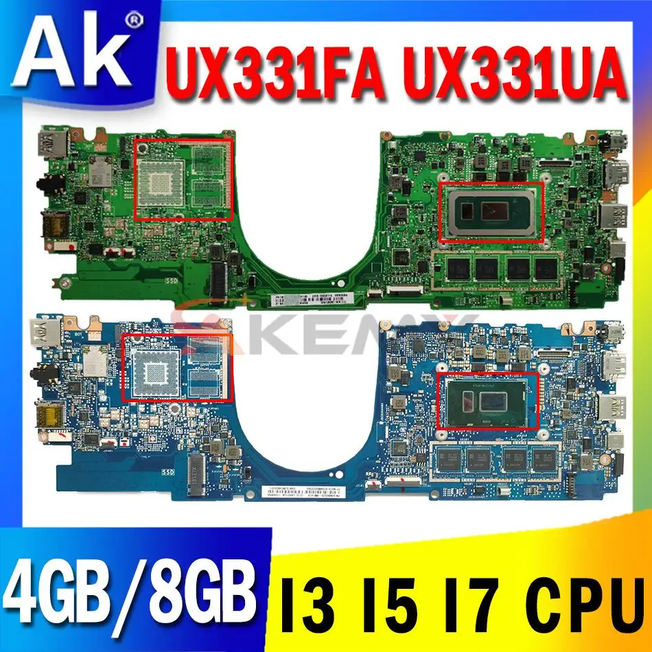 UX331FA UX331UA Laptop Motherboard I3 I5 I7 7th Gen 8th Gen CPU 4GB 8GB RAM for ASUS UX331FN UX331UN UX331 Mainboard
UX331FA UX331UA Laptop Motherboard I3 I5 I7 7th Gen 8th Gen CPU 4GB 8GB RAM for ASUS UX331FN UX331UN UX331 Mainboard