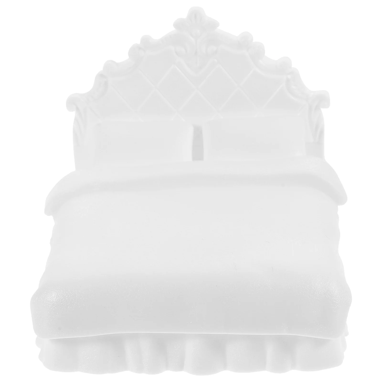 Mini Double Bed Model House Bed Decor Miniature Furniture Ornament for House
Mini Double Bed Model House Bed Decor Miniature Furniture Ornament for House