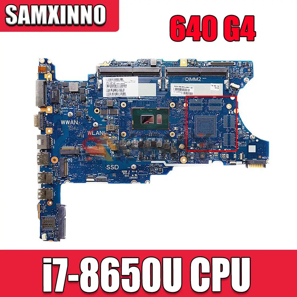 6050A2930101 Laptop motherboard For HP 640 G4 i7-8650U CPU Mianboard work 100% L09571-601 L09571-501 L09571-001
6050A2930101 Laptop motherboard For HP 640 G4 i7-8650U CPU Mianboard work 100% L09571-601 L09571-501 L09571-001