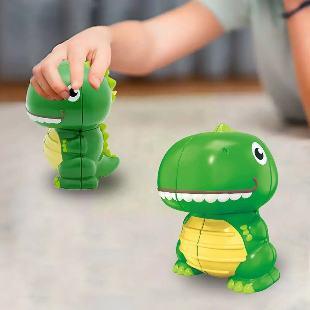 

Dinosaur Speed Cube Fidget Toys Montessori Model Toy Educational Puzzle Toys Puzzles For Children Adults Cubes Toy W4o1