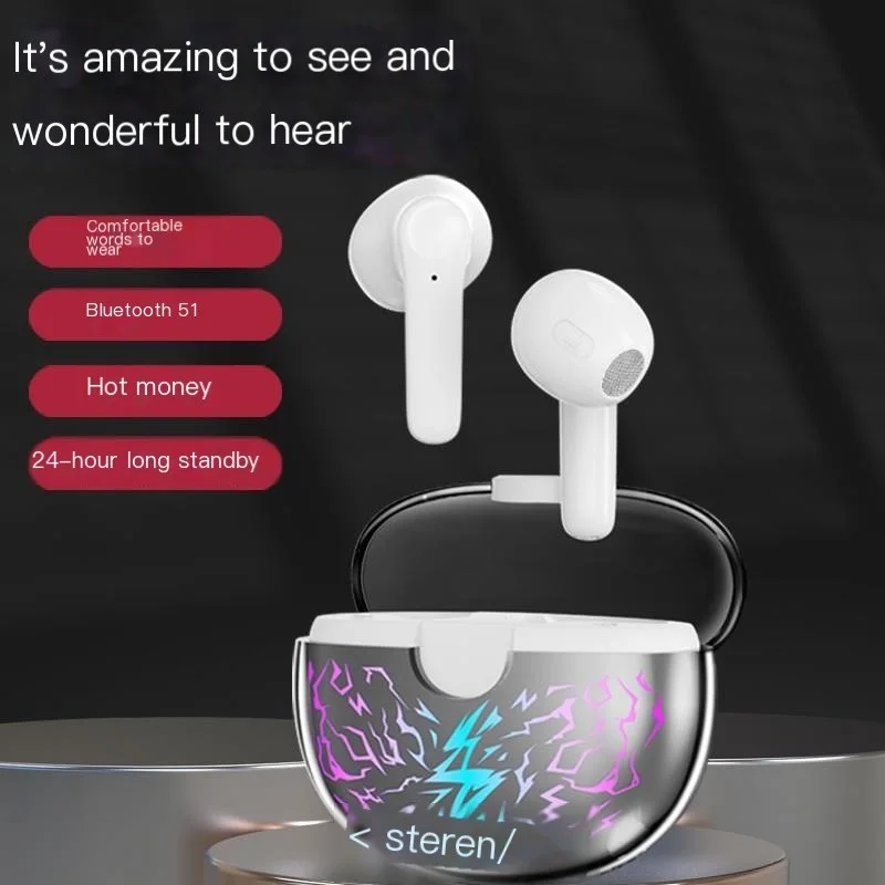 Wireless BluetoothV5.1 Gaming Headphones Intelligent Noise Reduction With Microphone Low Latency Stable and Quick Transfer
Wireless BluetoothV5.1 Gaming Headphones Intelligent Noise Reduction With Microphone Low Latency Stable and Quick Transfer