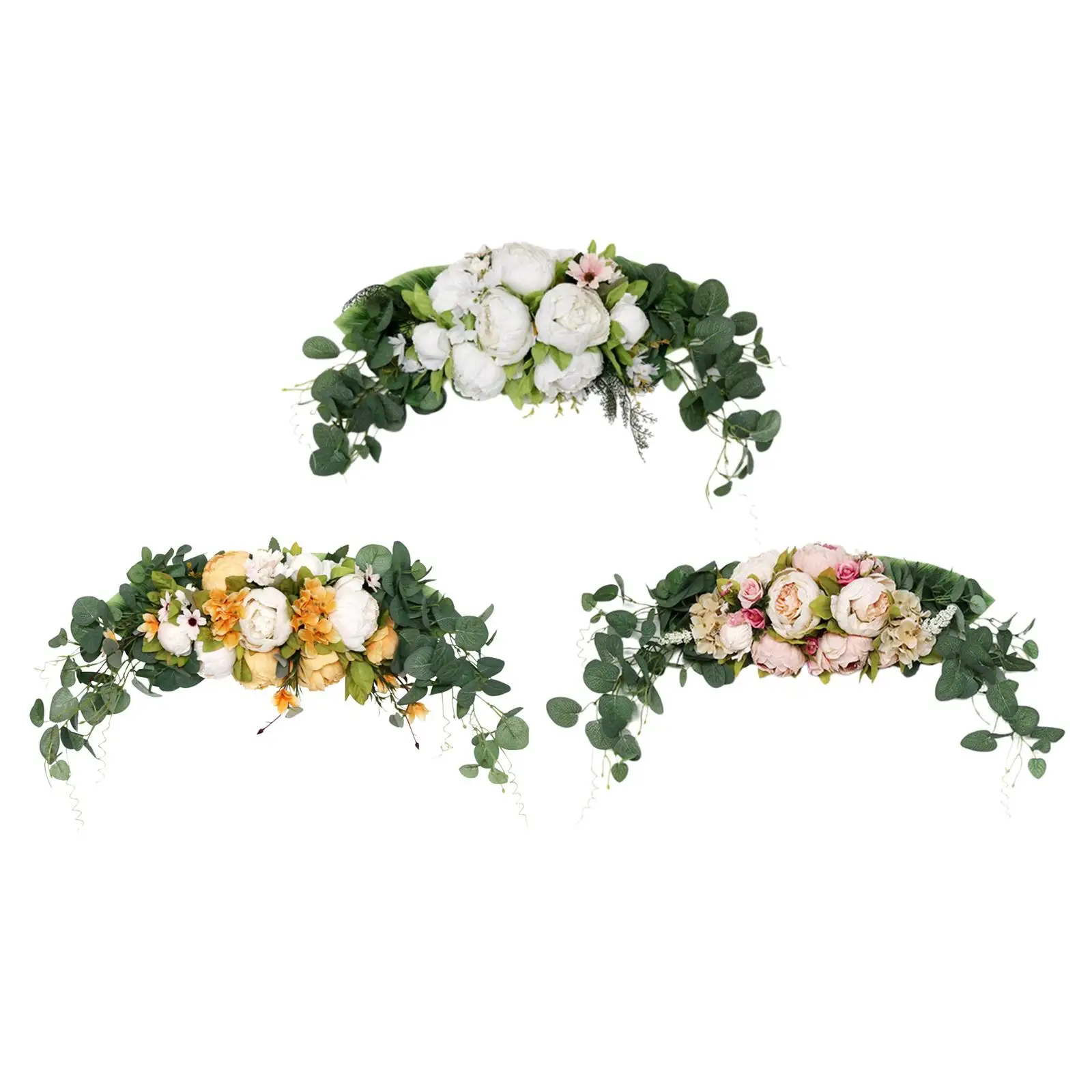 29.5inch Wedding Arch Swag Flower Wreath with Green Leaves Wedding Arch Flowers for Wedding Ceremony Sign Wall Home Party Decor
29.5inch Wedding Arch Swag Flower Wreath with Green Leaves Wedding Arch Flowers for Wedding Ceremony Sign Wall Home Party Decor