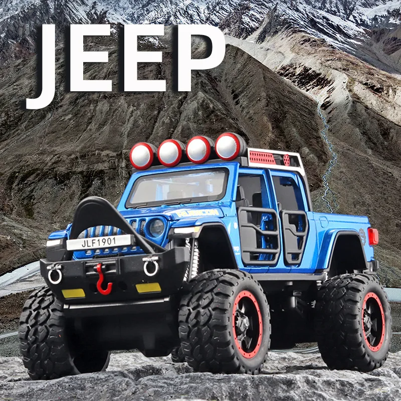 Alloy 1:32 JEEP SUV Off-Road Alloy Car Diecasts & Toy Vehicles Car Model Sound and light Car Toys For Kids Gift
Alloy 1:32 JEEP SUV Off-Road Alloy Car Diecasts & Toy Vehicles Car Model Sound and light Car Toys For Kids Gift