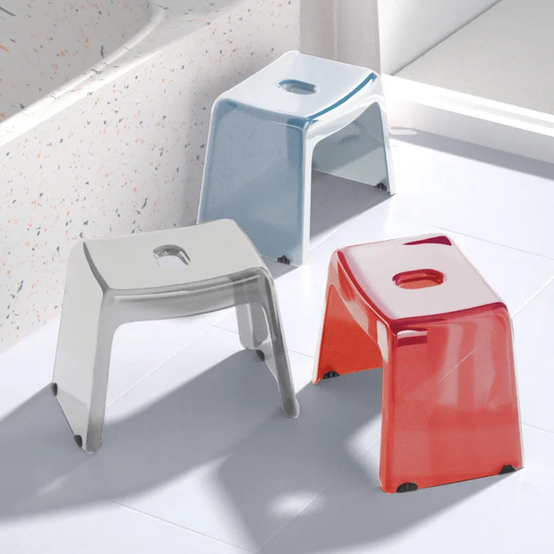 Bathroom Bath Stool Non-Slip Transparent Shoe Change Stool Toilet Thickened Plastic Bench Acrylic Low Stool
Bathroom Bath Stool Non-Slip Transparent Shoe Change Stool Toilet Thickened Plastic Bench Acrylic Low Stool