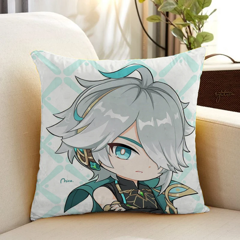 Genshin Impact Cushion Covers for Bed Pillows Anime Pillow Cover Child Pillowcase Cushions Home Decor Decorative Sofa 45x45 Hugs
Genshin Impact Cushion Covers for Bed Pillows Anime Pillow Cover Child Pillowcase Cushions Home Decor Decorative Sofa 45x45 Hugs