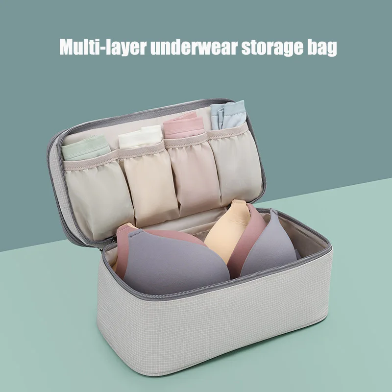Multifunctional Waterproof Double-Layer Bra Underwear Storage Box Travel Camping Buggy Bag Dry Wet Separation Storage Bag Wholes
Multifunctional Waterproof Double-Layer Bra Underwear Storage Box Travel Camping Buggy Bag Dry Wet Separation Storage Bag Wholes