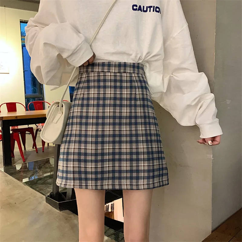 Summer 2022 New Retro Hong Kong Flavor High Waist Bm Plaid Skirt A-line Bag Hip Skirt Female Student Skirt Autumn
Summer 2022 New Retro Hong Kong Flavor High Waist Bm Plaid Skirt A-line Bag Hip Skirt Female Student Skirt Autumn