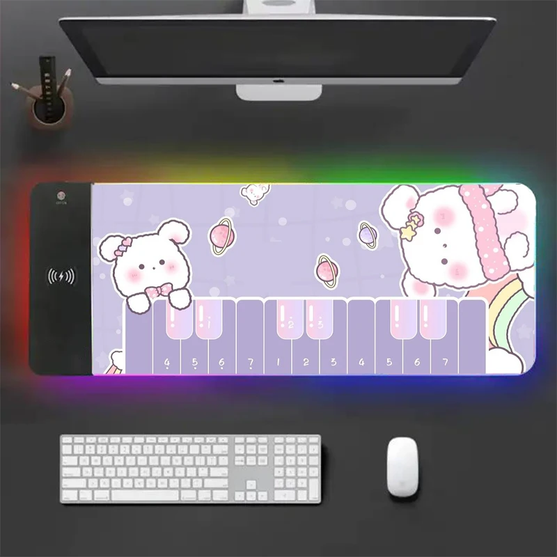 Rabbit RYRA mouse pad Game console RGB cute mouse mats Game table pad Rubber large mouse pads Pause keyboard pad Computer pad
Rabbit RYRA mouse pad Game console RGB cute mouse mats Game table pad Rubber large mouse pads Pause keyboard pad Computer pad