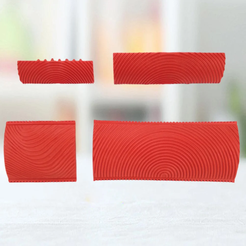 4Pcs Imitates Wood Grain Tool Wood Grain Roller Wood Grain Piece DIY Brush Painting Tool Home Decoration(Red)
4Pcs Imitates Wood Grain Tool Wood Grain Roller Wood Grain Piece DIY Brush Painting Tool Home Decoration(Red)