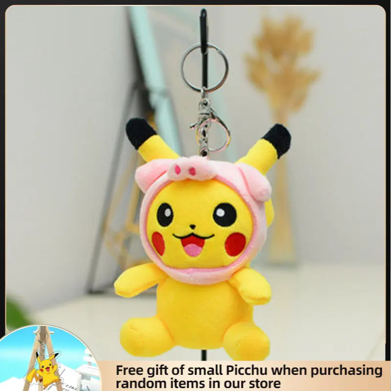Takara Tomy Pokemon Plush Toy Anime Five Types Cute Pikachu Small Pendant Key Chain Stuffed Figure Doll Child Christmas Gift
Takara Tomy Pokemon Plush Toy Anime Five Types Cute Pikachu Small Pendant Key Chain Stuffed Figure Doll Child Christmas Gift