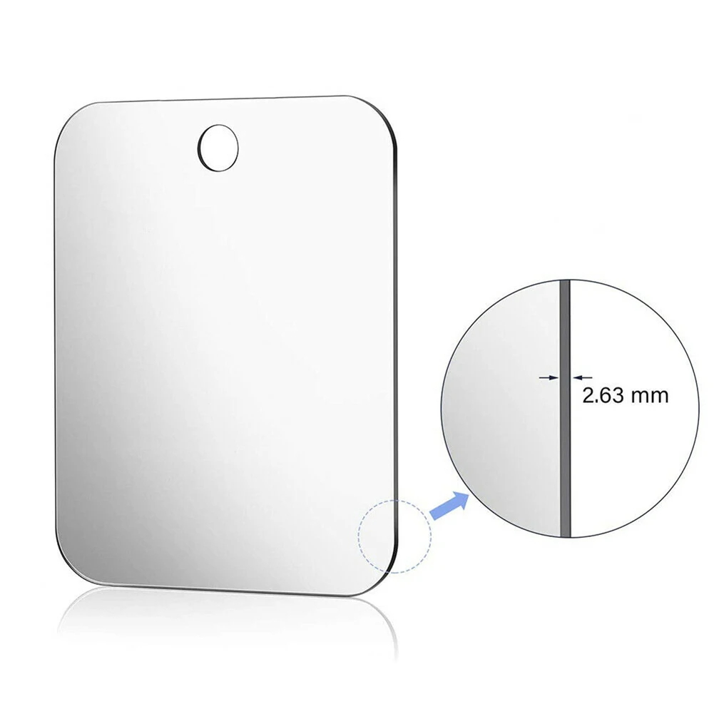 Shower Mirror Acrylic Anti-Fog Shaving Makeup Acrylic Mirror With Wall Suction Bathroom 20x30cm Portable Bathroom Accessory
Shower Mirror Acrylic Anti-Fog Shaving Makeup Acrylic Mirror With Wall Suction Bathroom 20x30cm Portable Bathroom Accessory
