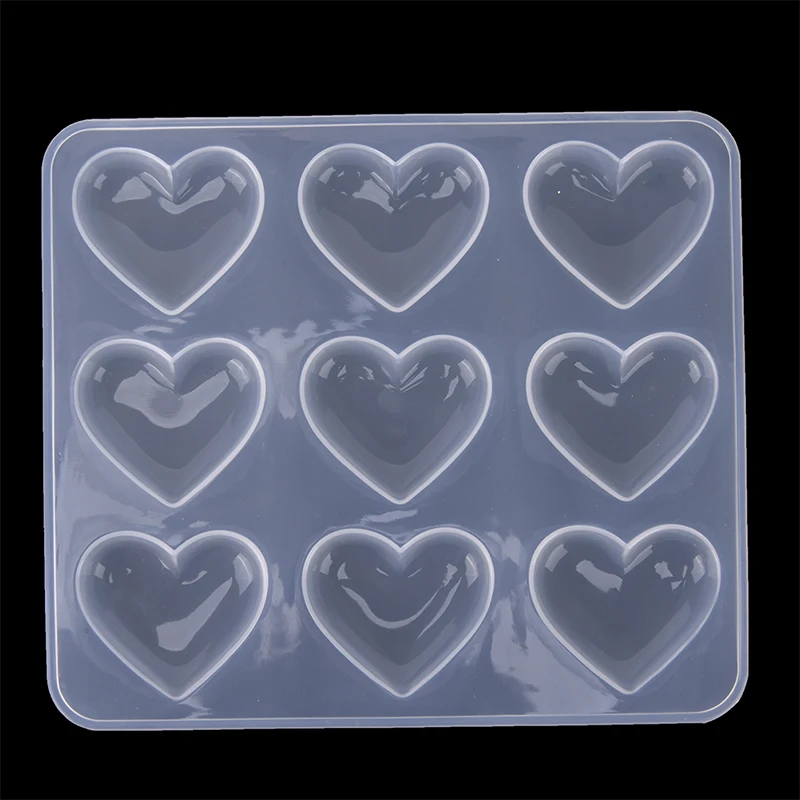 1PC Useful 9-even UV Resin Jewelry Mold Heart Shape Silicone Cake Mold For DIY Decorate Making Pendant
1PC Useful 9-even UV Resin Jewelry Mold Heart Shape Silicone Cake Mold For DIY Decorate Making Pendant