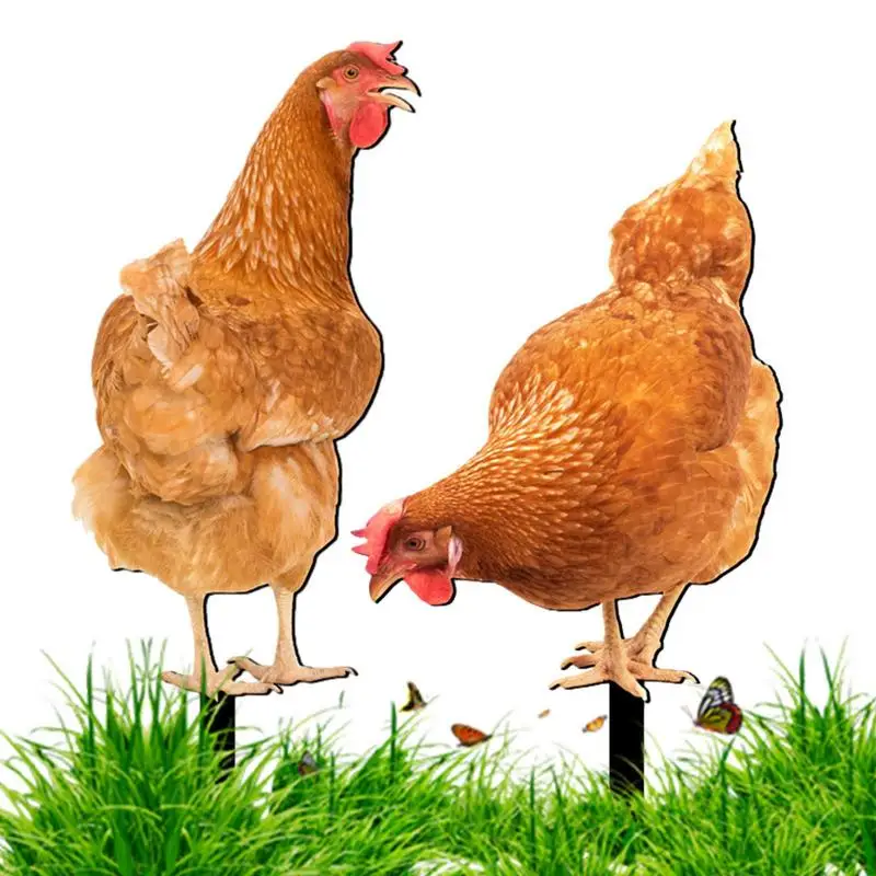 Outdoor Chicken Decor Hen Garden Stake Poultry Sculpture Ground Plug Rooster Ornament For Patio Backyard Lawn Yard Garden Decor
Outdoor Chicken Decor Hen Garden Stake Poultry Sculpture Ground Plug Rooster Ornament For Patio Backyard Lawn Yard Garden Decor
