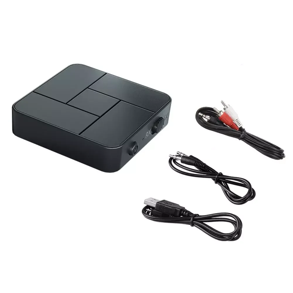 

Беспроводной адаптер 2 в 1 KN326 Bluetooth 5,0 аудио передатчик приемник Поддержка громкой связи для динамика гарнитуры ТВ автомобильный комплект