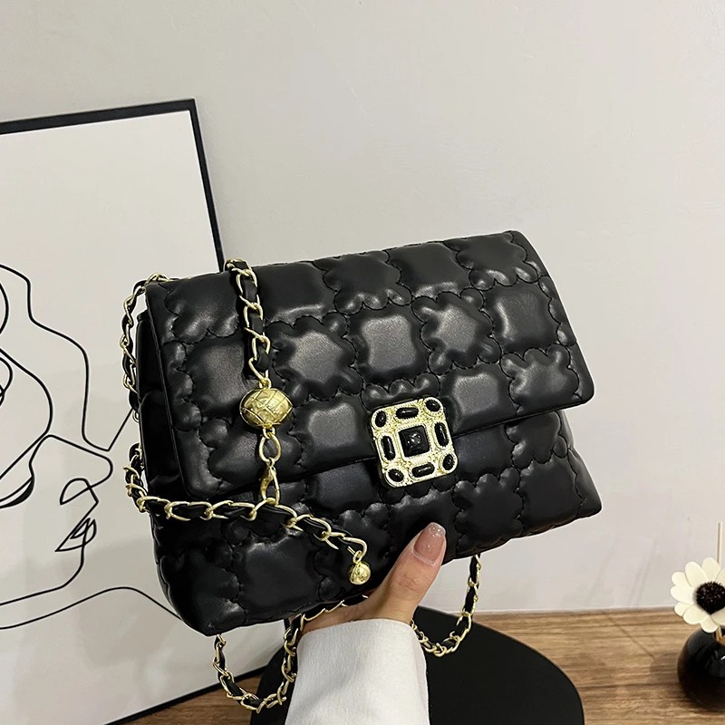 Women's Fashion Bags 2022 Pu Leather Small Chain Shoulder Bag Female Luxury Single Crossbody Handbag Lady High Quality
Women's Fashion Bags 2022 Pu Leather Small Chain Shoulder Bag Female Luxury Single Crossbody Handbag Lady High Quality